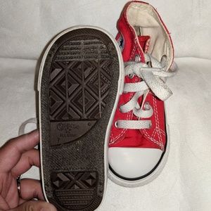 Converse Shoes - Red high top Converse Converse Shoes - Red high top Converse